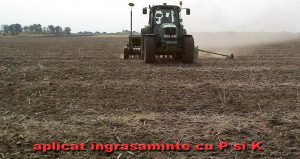 Foto 2. Aplicare fosfor şi potasiu din sortimente multiple – Experiență Agricolă